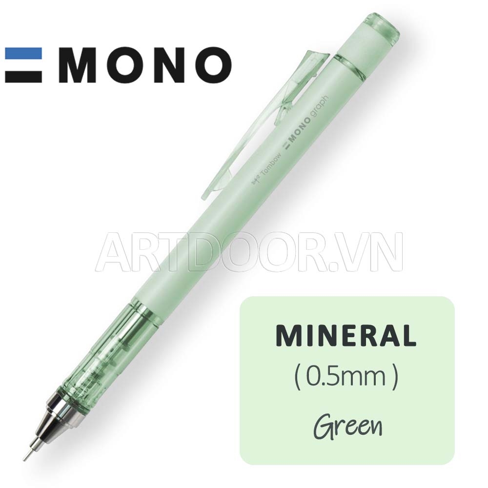 Bút chì kim bấm TOMBOW Limited đủ các dòng (đầu 05mm) dòng Mono Graph lắc đầy ngòi
