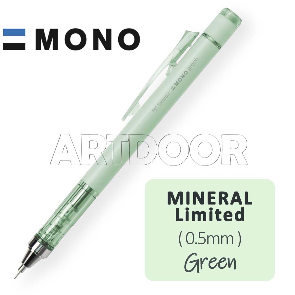Bút chì kim bấm TOMBOW Limited đủ các dòng (đầu 05mm) dòng Mono Graph bấm, lắc đẩy ngòi