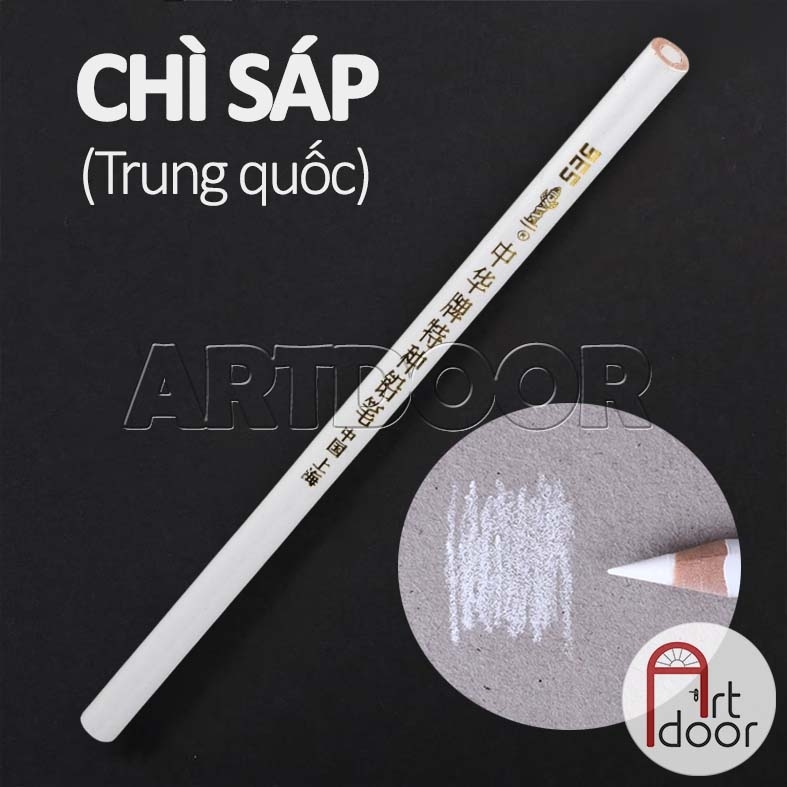 Bút chì than Trắng CHARCOAL White nhiều loại (cây lẻ)