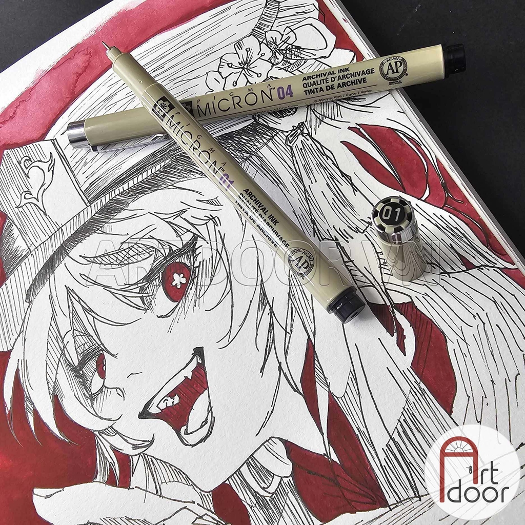 Bút line kháng nước Đen SAKURA Micron (cây lẻ)