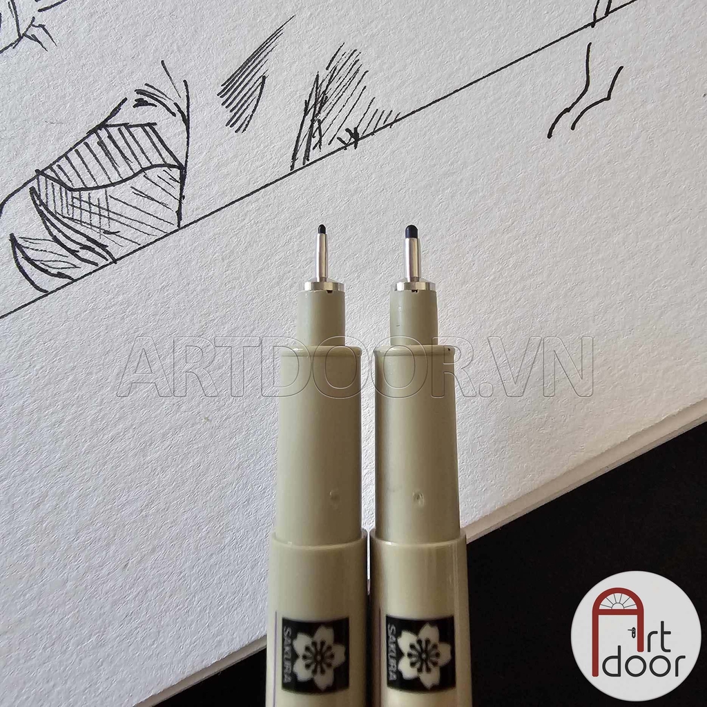 Bút line kháng nước Đen SAKURA Micron (cây lẻ)