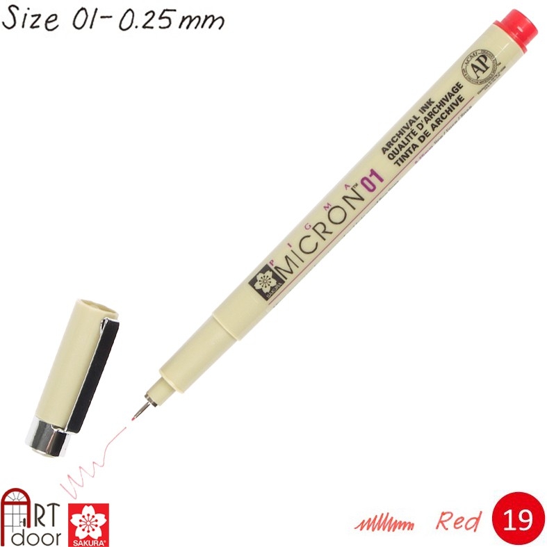 Bút line kháng nước Nhiều Màu SAKURA Micron (cây lẻ)