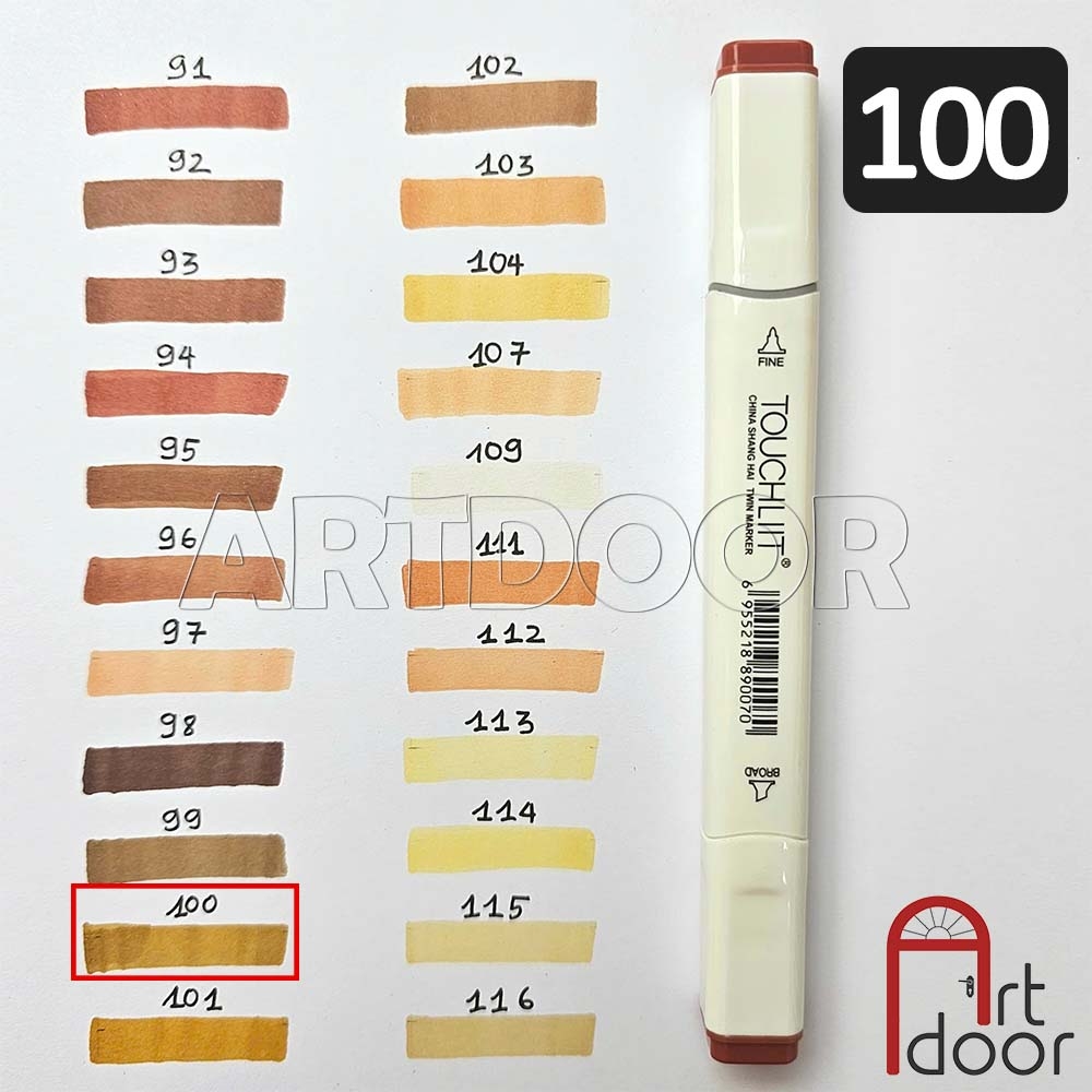 Bút marker TOUCHLIIT 6 (số 0~120) diễn họa kiến trúc, đô thị, đồ án nội thất
