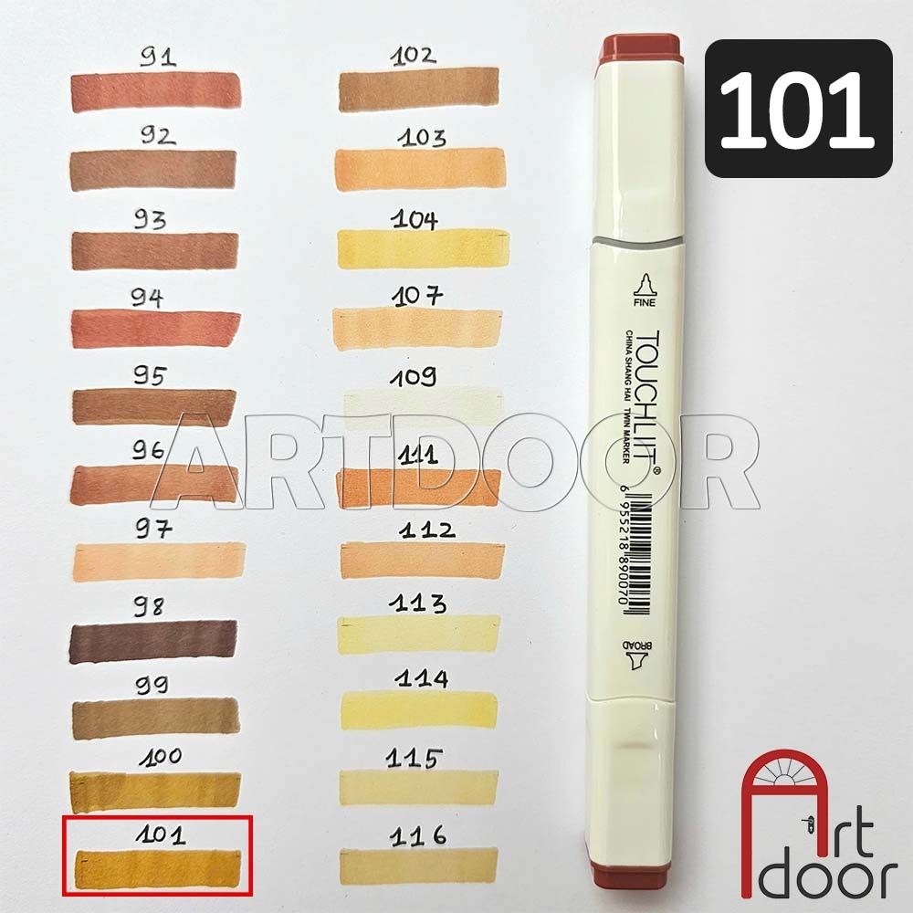 Bút marker TOUCHLIIT 6 (số 0~120) diễn họa kiến trúc, đô thị, đồ án nội thất