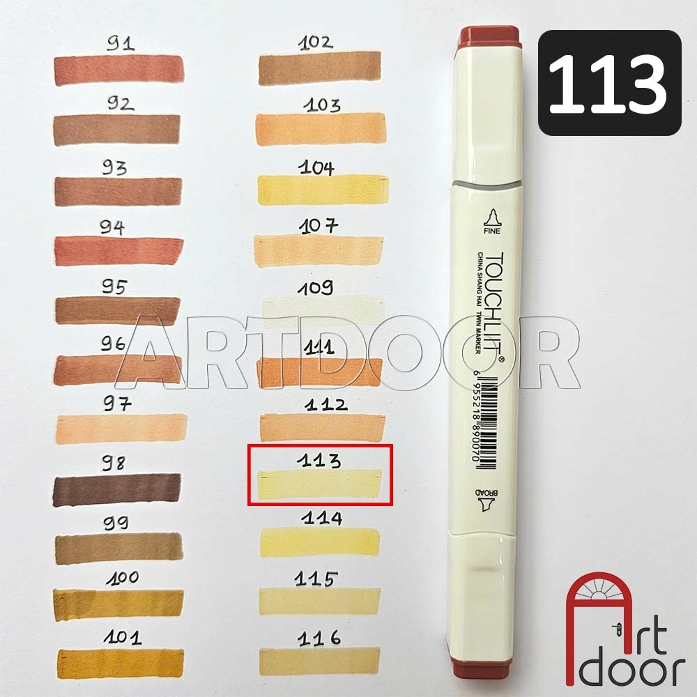 Bút marker TOUCHLIIT 6 (số 0~120) diễn họa kiến trúc, đô thị, đồ án nội thất