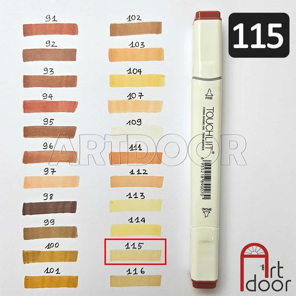 Bút marker TOUCHLIIT 6 (số 0~120) diễn họa kiến trúc, đô thị, đồ án nội thất