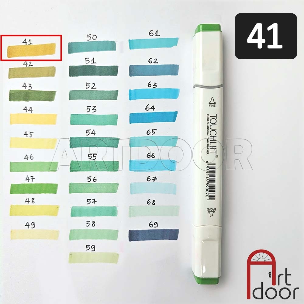 Bút marker TOUCHLIIT 6 (số 0~120) diễn họa kiến trúc, đô thị, đồ án nội thất