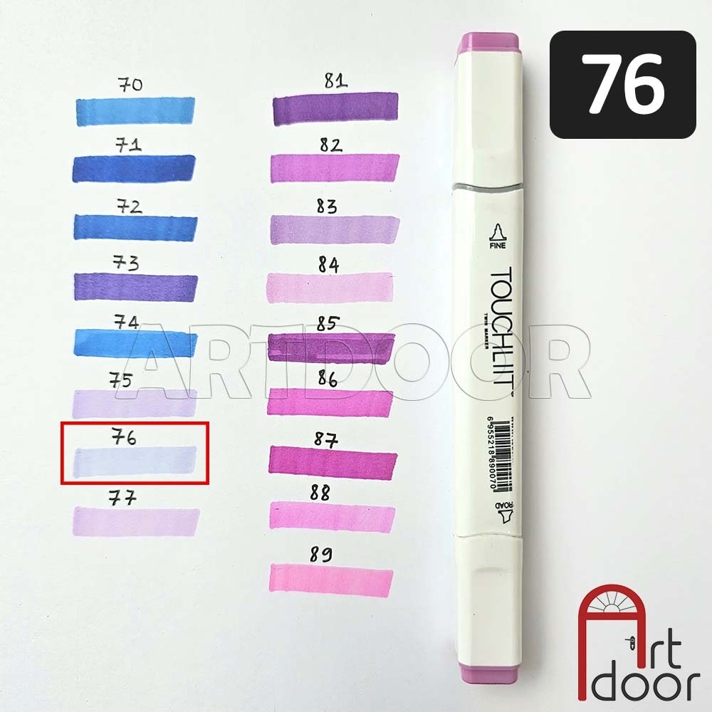 Bút marker TOUCHLIIT 6 (số 0~120) diễn họa kiến trúc, đô thị, đồ án nội thất