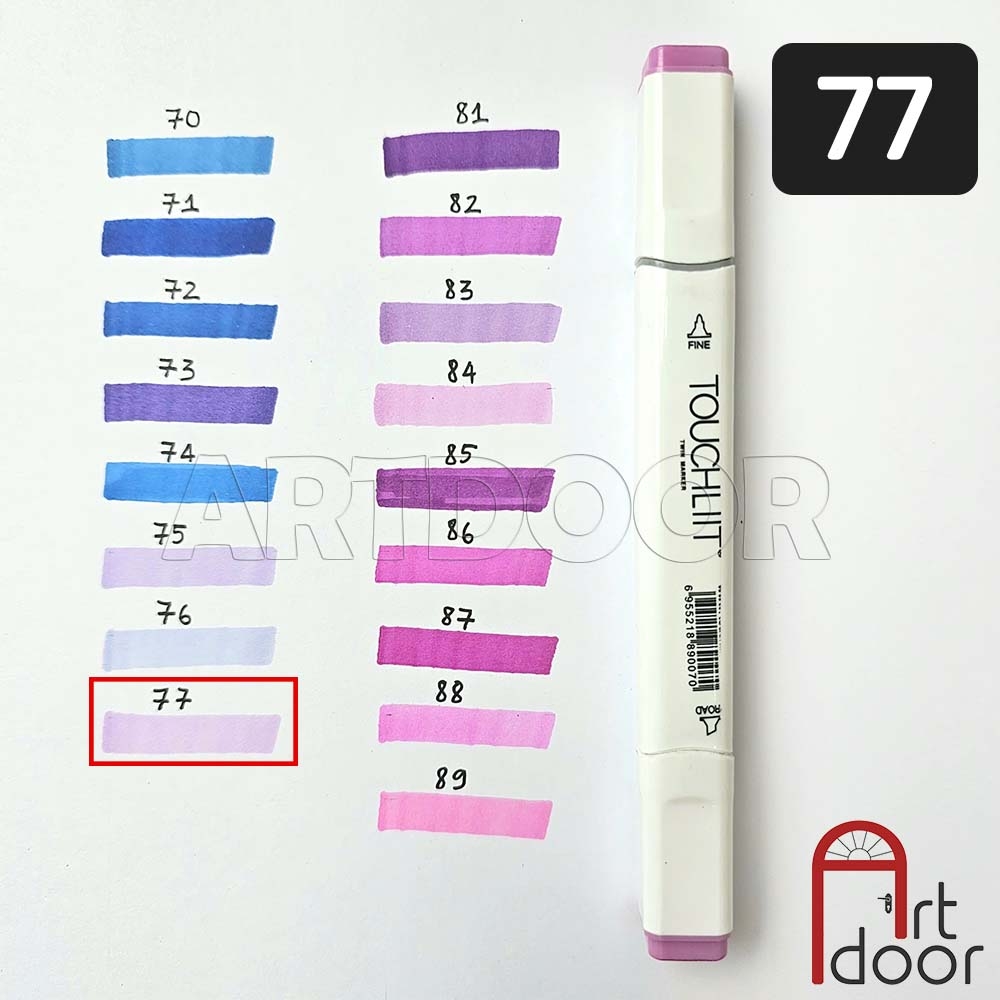 Bút marker TOUCHLIIT 6 (số 0~120) diễn họa kiến trúc, đô thị, đồ án nội thất