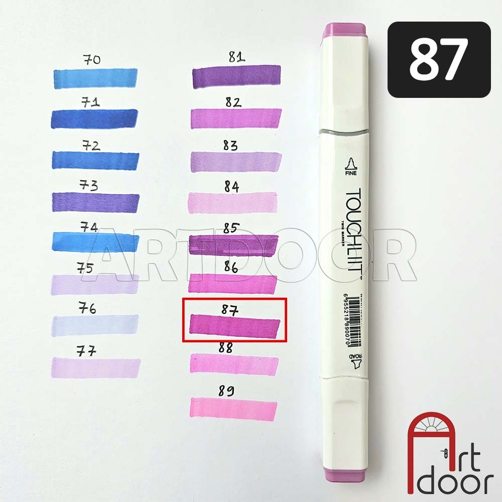 Bút marker TOUCHLIIT 6 (số 0~120) diễn họa kiến trúc, đô thị, đồ án nội thất