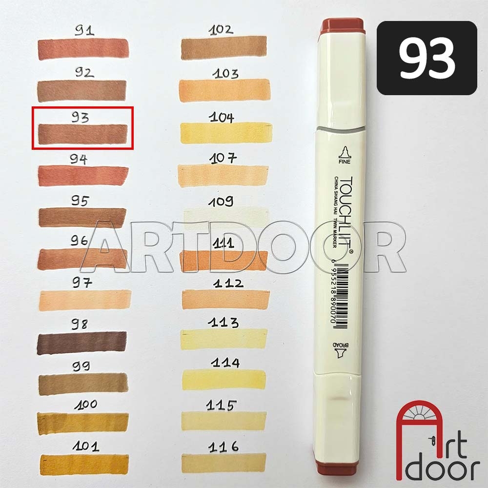 Bút marker TOUCHLIIT 6 (số 0~120) diễn họa kiến trúc, đô thị, đồ án nội thất