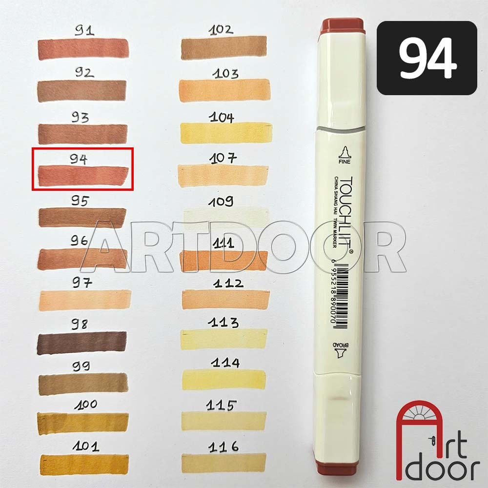 Bút marker TOUCHLIIT 6 (số 0~120) diễn họa kiến trúc, đô thị, đồ án nội thất