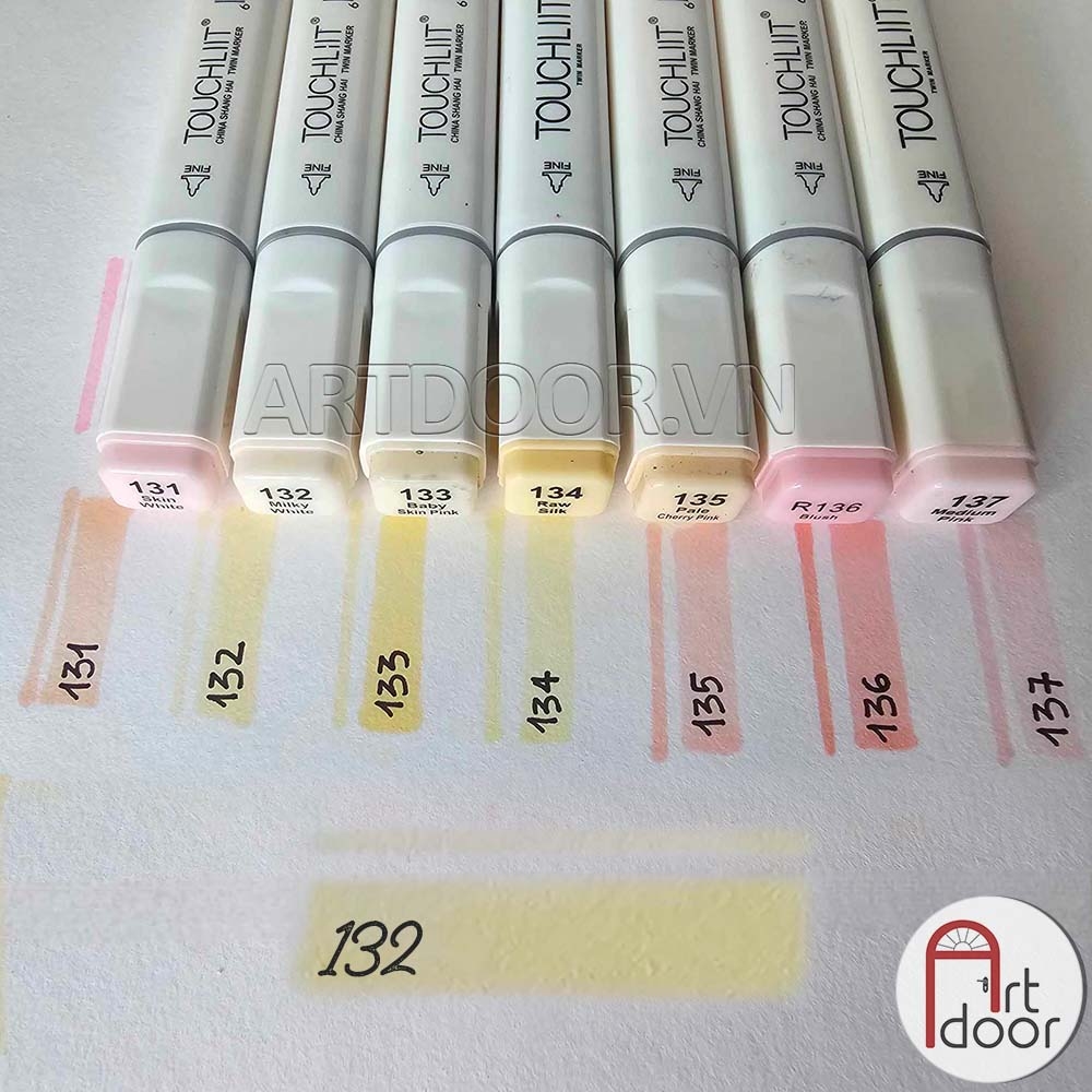 Bút marker TOUCHLIIT 6 (màu Da) vẽ da người, truyện tranh, manga, minh họa