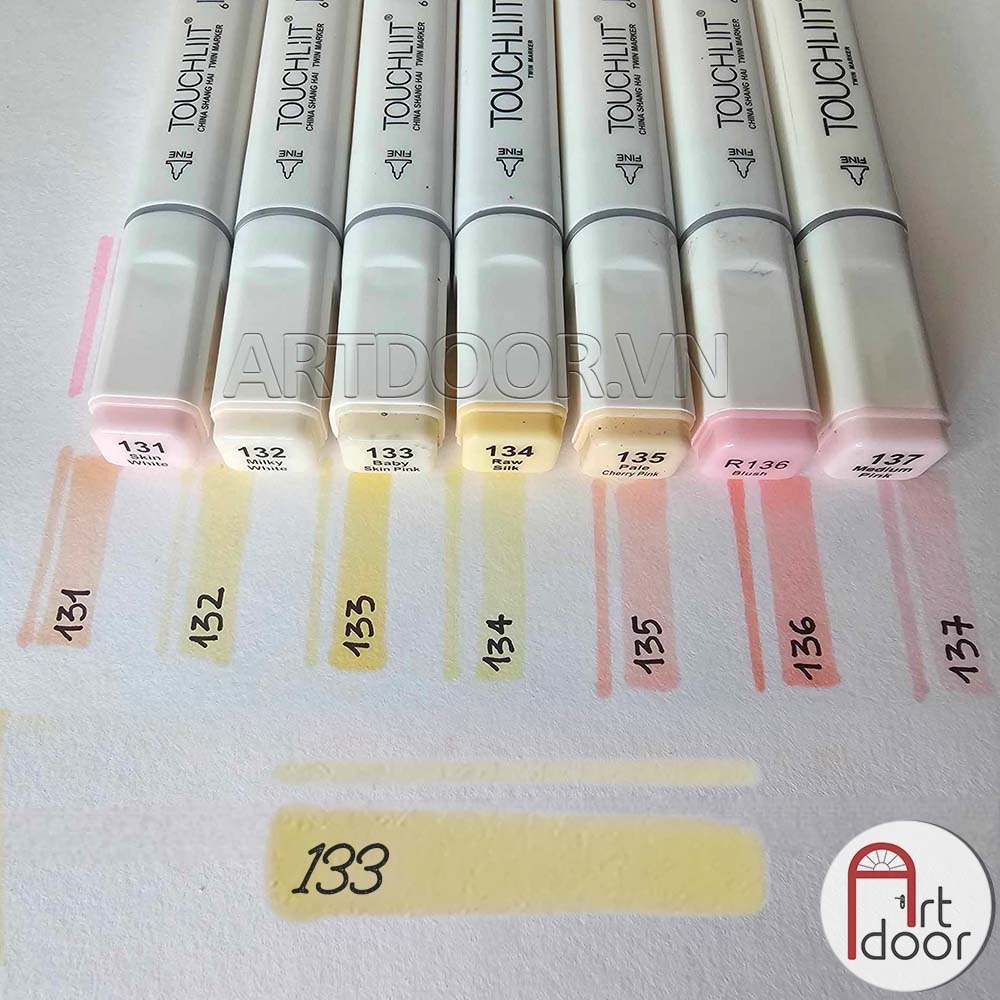 Bút marker TOUCHLIIT 6 (màu Da) vẽ da người, truyện tranh, manga, minh họa