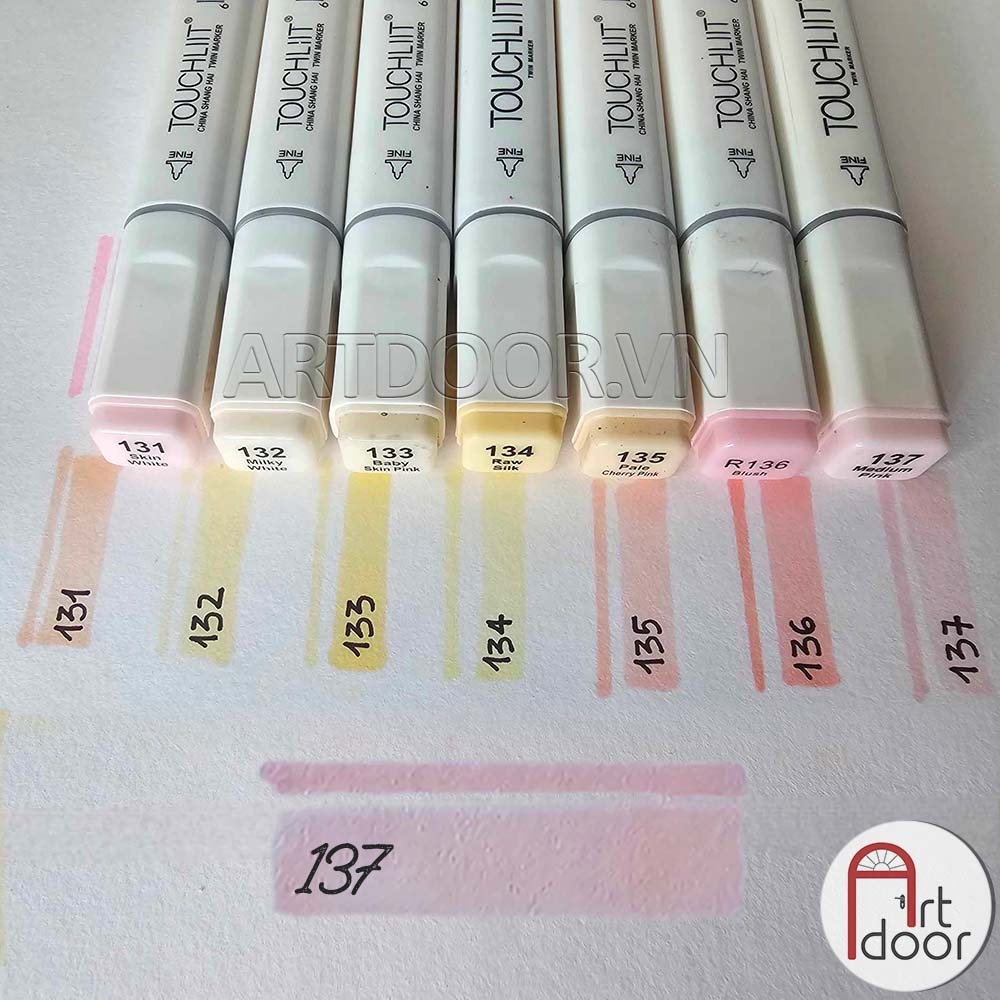 Bút marker TOUCHLIIT 6 (màu Da) vẽ da người, truyện tranh, manga, minh họa