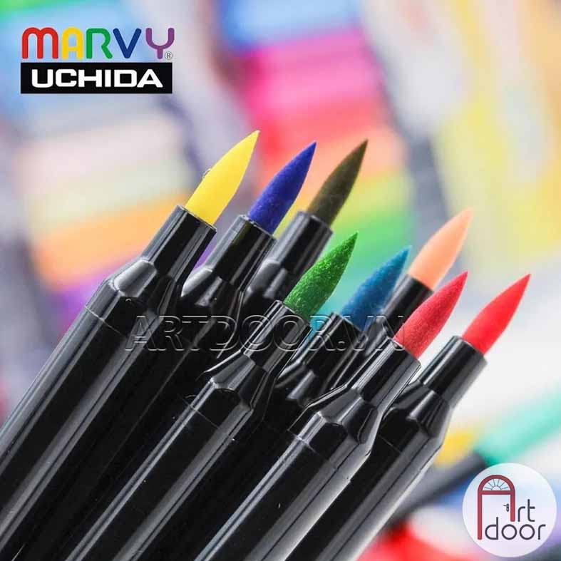 Bút màu đầu cọ MARVY LePlume Brush (full) - [xả kho]