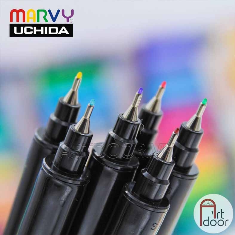 Bút màu đầu cọ MARVY LePlume Brush (full) - [xả kho]
