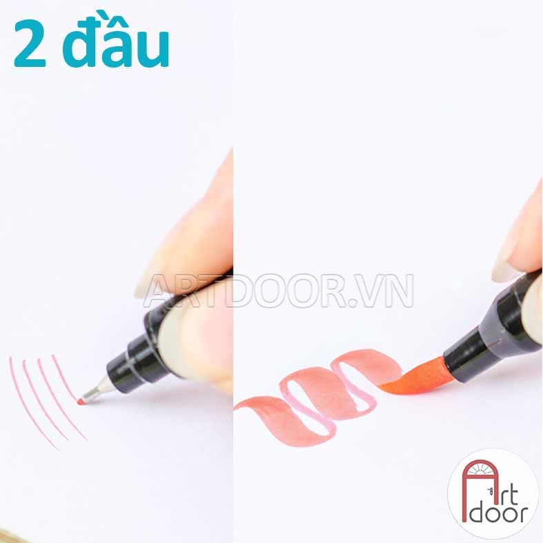 Bút màu đầu cọ MARVY LePlume Brush (full) - [xả kho]