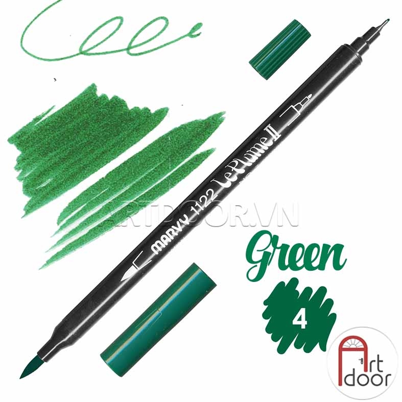 Bút màu đầu cọ MARVY LePlume Brush (full) - [xả kho]