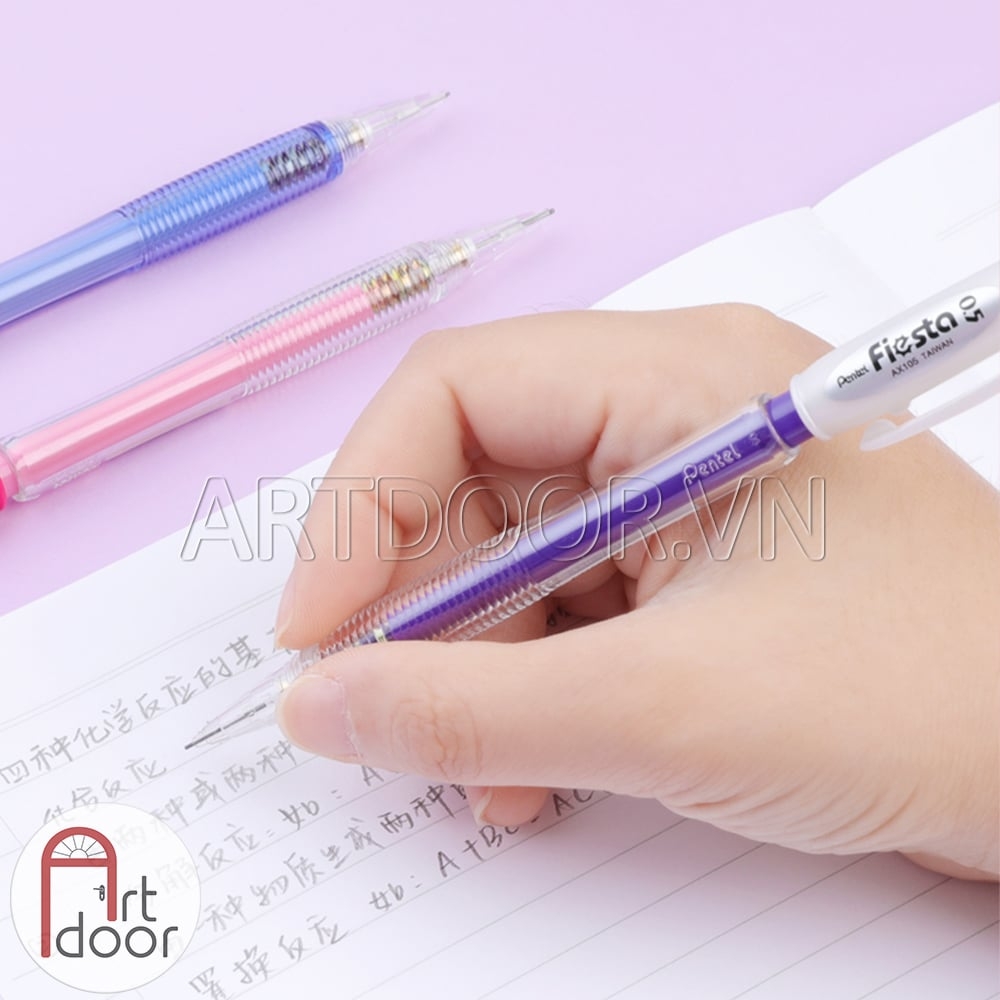 Bút chì bấm PENTEL Fiesta chính hãng AX105 (đầu 05) - [xả kho]