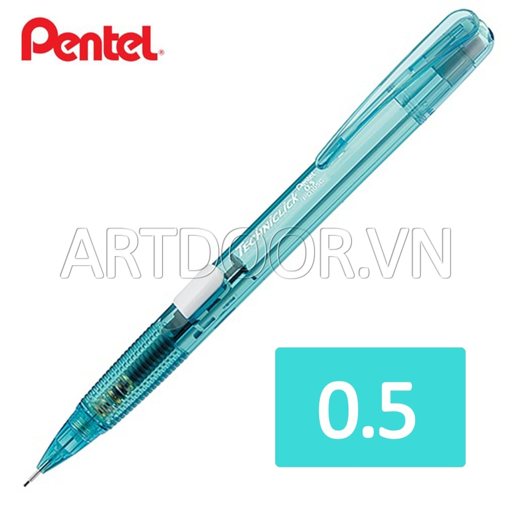 Bút chì kim bấm PENTEL Techniclick bấm cạnh chính hãng PD105 (đầu 05)