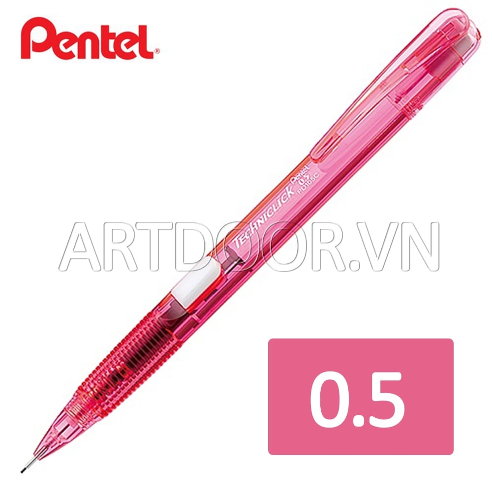 Bút chì bấm PENTEL Techniclick bấm cạnh chính hãng PD105 (đầu 05)