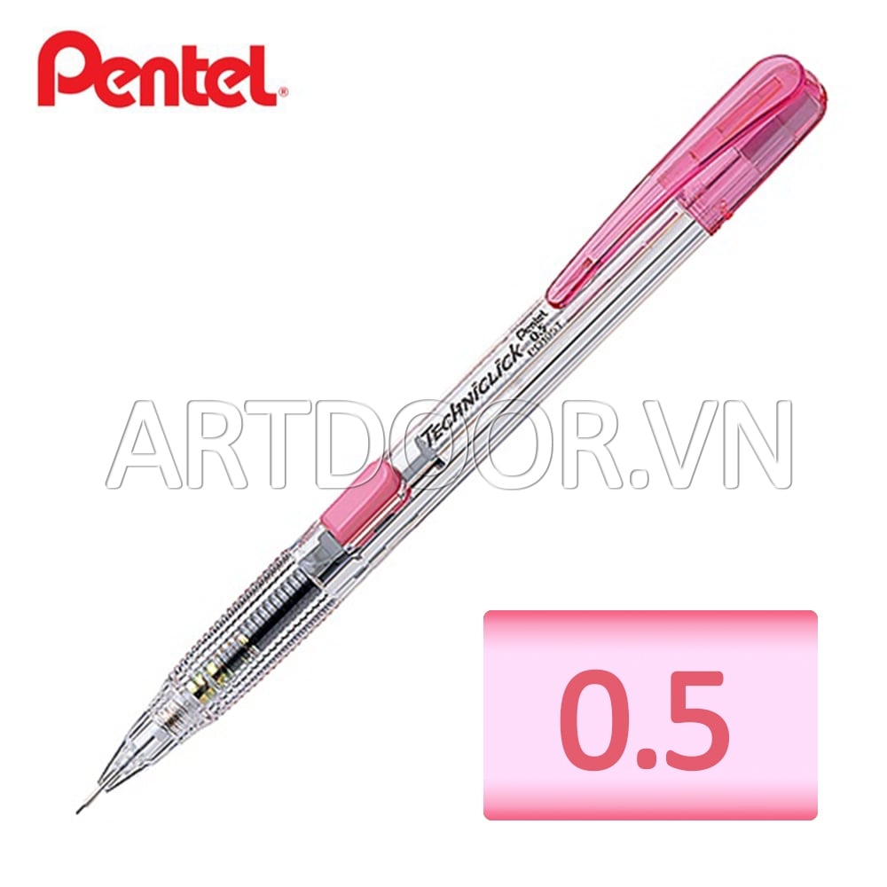 Bút chì bấm PENTEL Techniclick bấm cạnh chính hãng PD105 (đầu 05)