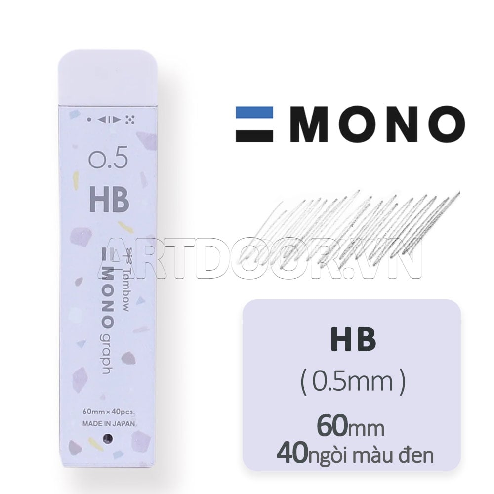 Bút chì bấm TOMBOW Mono Graph Terrazzo Limited (đầu 05)