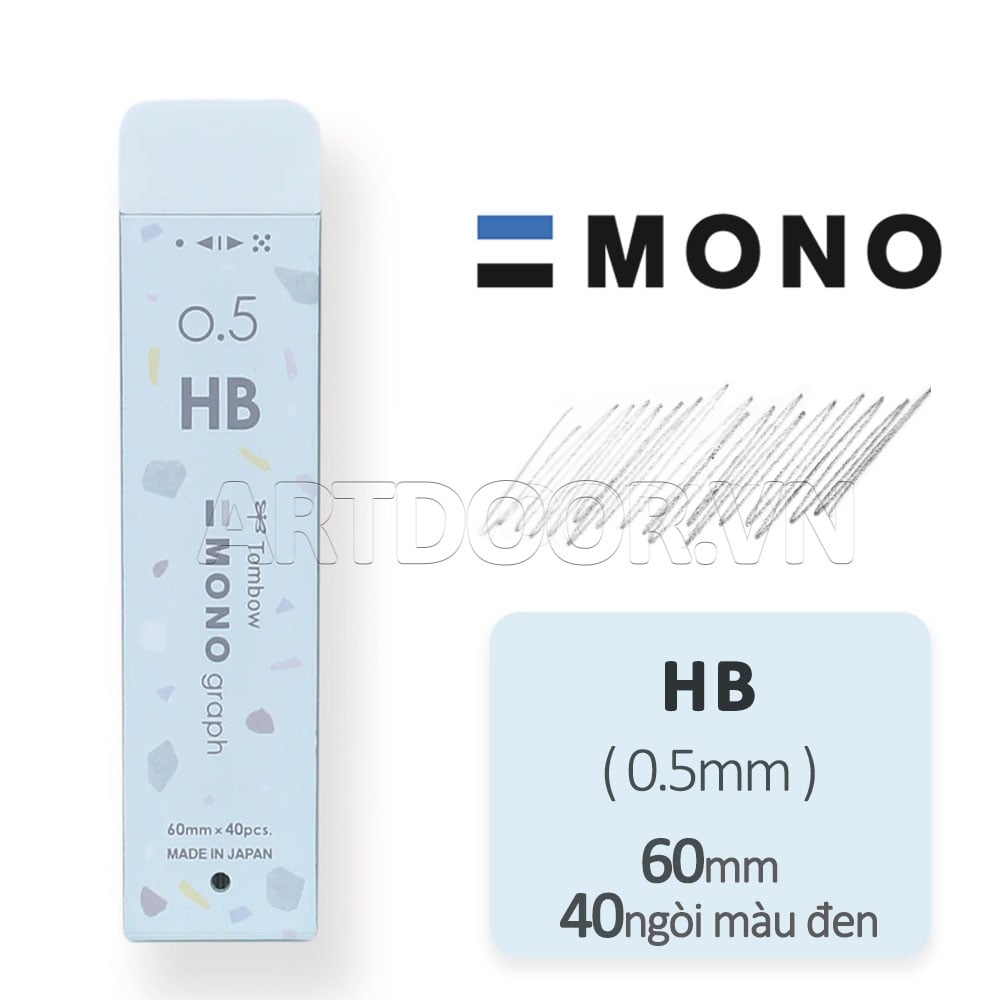 Bút chì bấm TOMBOW Mono Graph thân màu Limited (đầu 05)