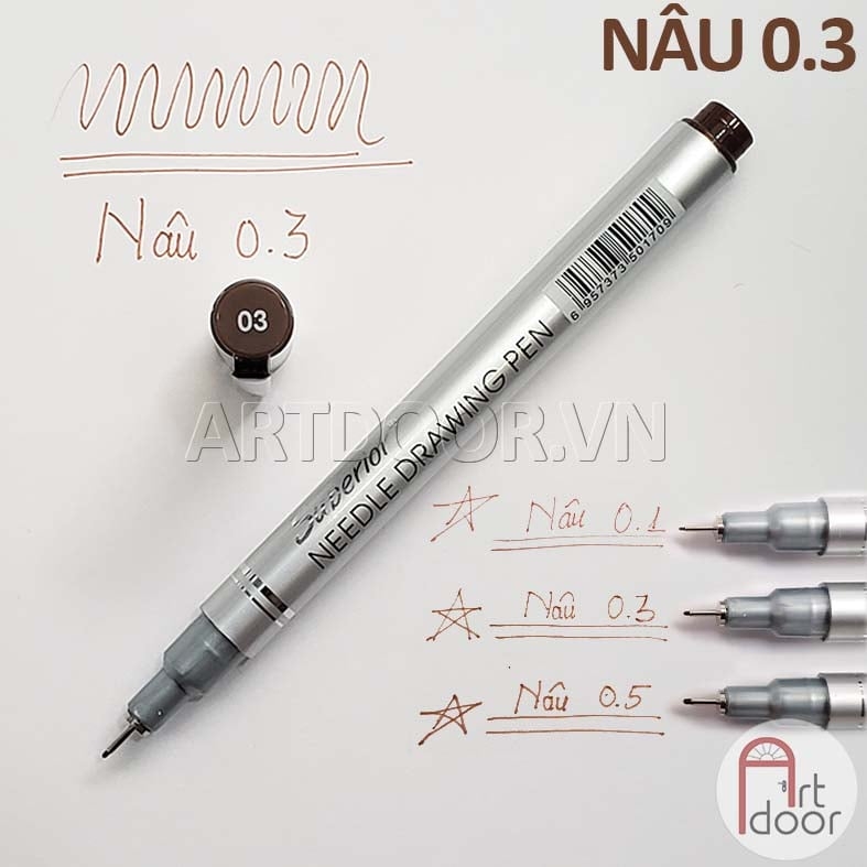 Bút đi nét Nhiều Màu SUPERIOR kháng nước (cây lẻ)