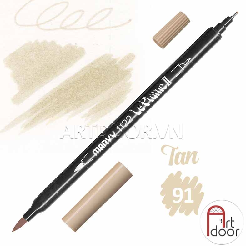 Bút màu đầu cọ MARVY LePlume Brush (full) - [xả kho]