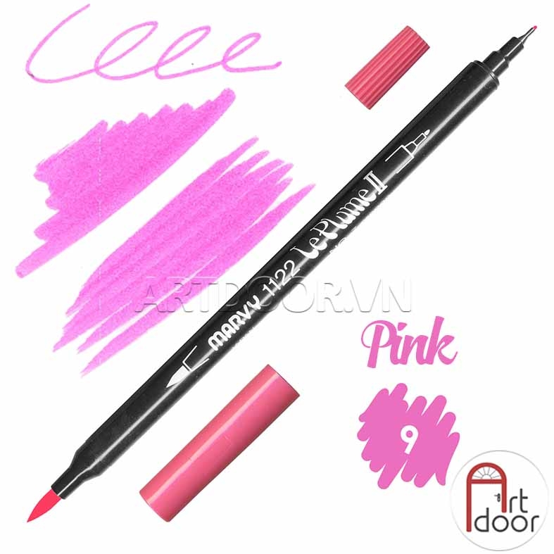 Bút màu đầu cọ MARVY LePlume Brush (full) - [xả kho]