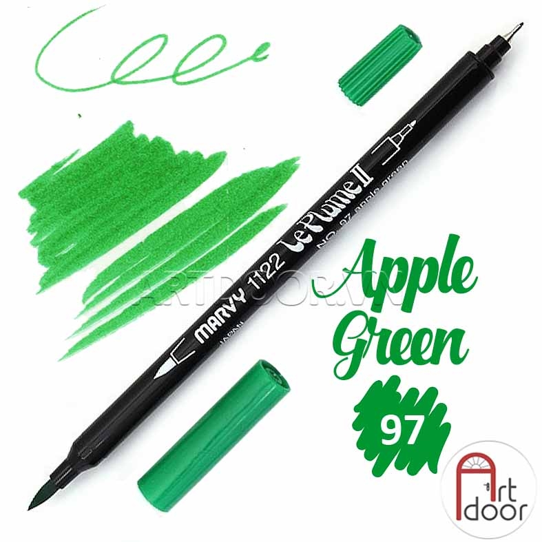 Bút màu đầu cọ MARVY LePlume Brush (full) - [xả kho]