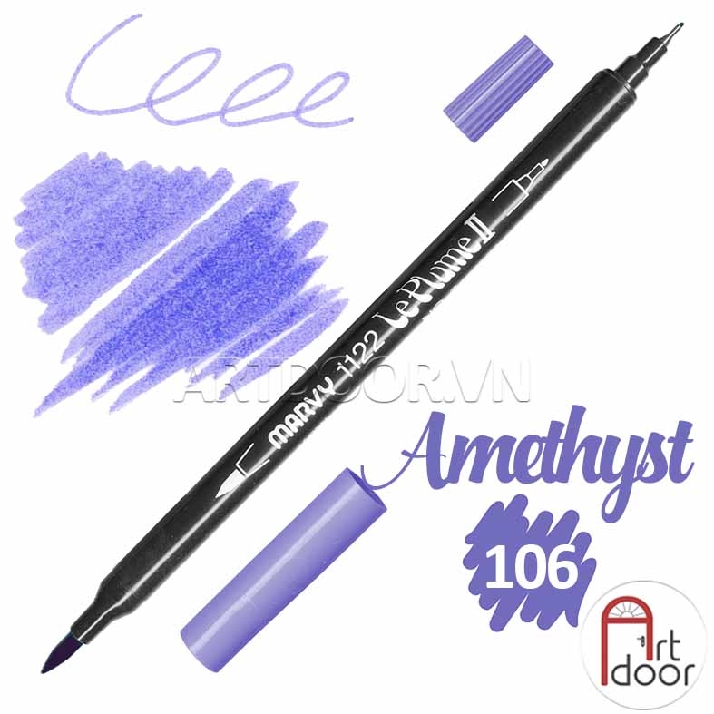 Bút màu đầu cọ MARVY LePlume Brush (full) - [xả kho]