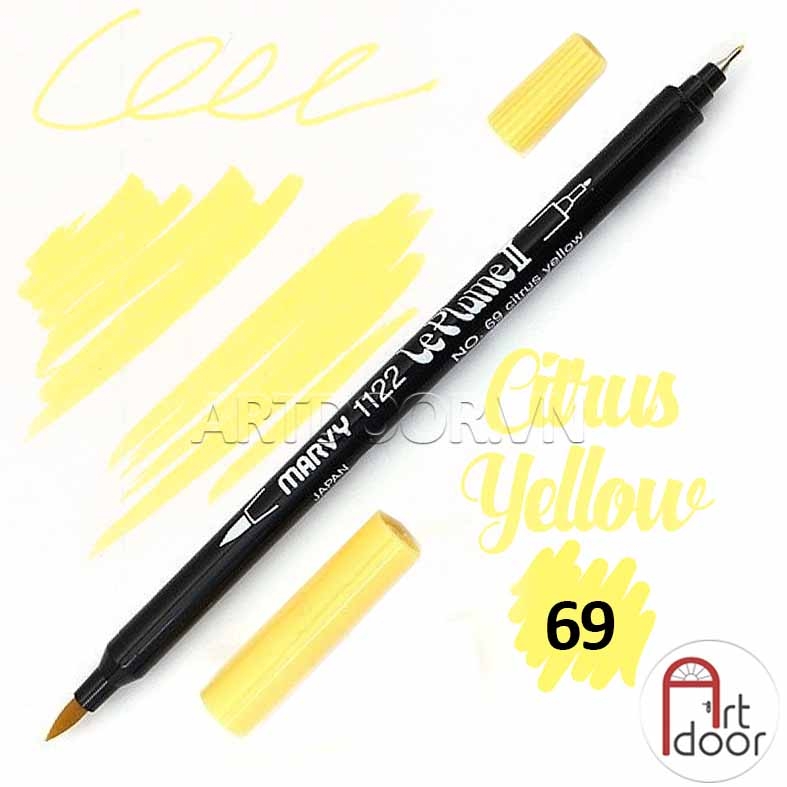 Bút màu đầu cọ MARVY LePlume Brush (full) - [xả kho]