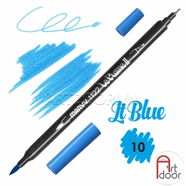 Bút màu đầu cọ MARVY LePlume Brush (full) - [xả kho]
