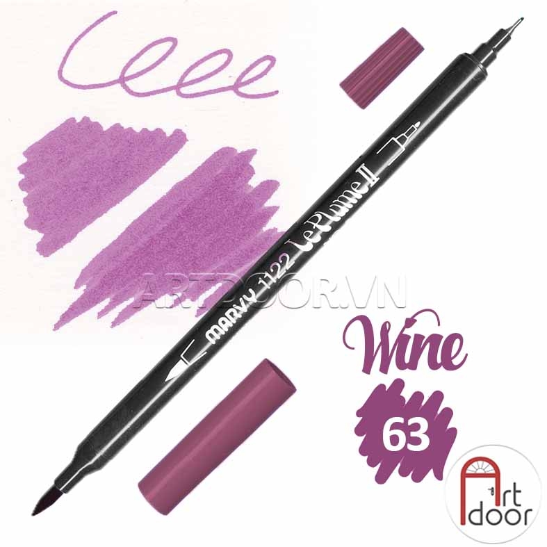 Bút màu đầu cọ MARVY LePlume Brush (full) - [xả kho]