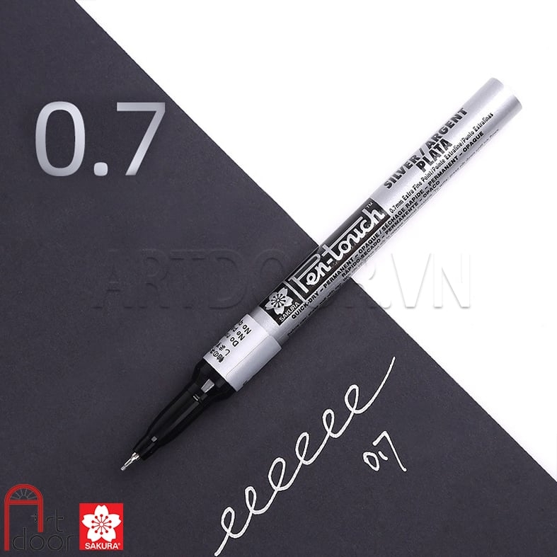Bút acrylic SAKURA Pentouch viết thiệp cưới, vẽ vải, nhựa, kính, gỗ, đá, canvas