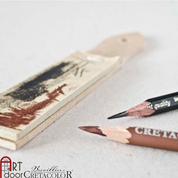 Bút chì than Nâu CRETACOLOR Charcoal (cây lẻ)