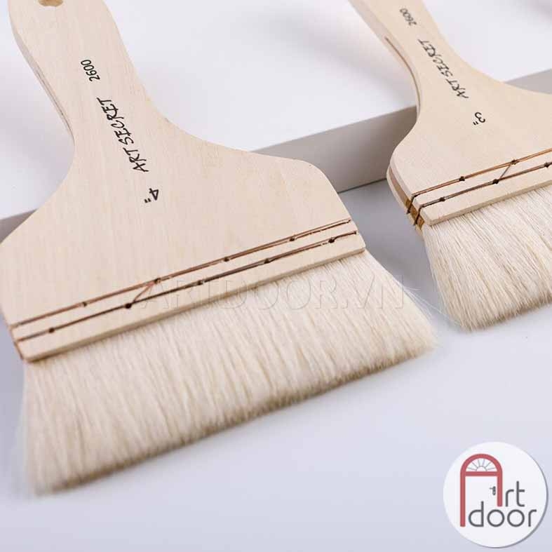 Cọ vẽ quét Mảng màu nước ART SECRET lông Dê thẳng (2600)