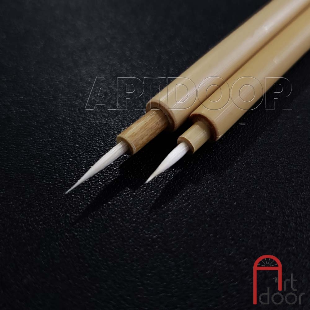 Cọ vẽ đầu Tỉa thư pháp HOLBEIN Shigoku Hakkei lông Mèo Nhật Bản