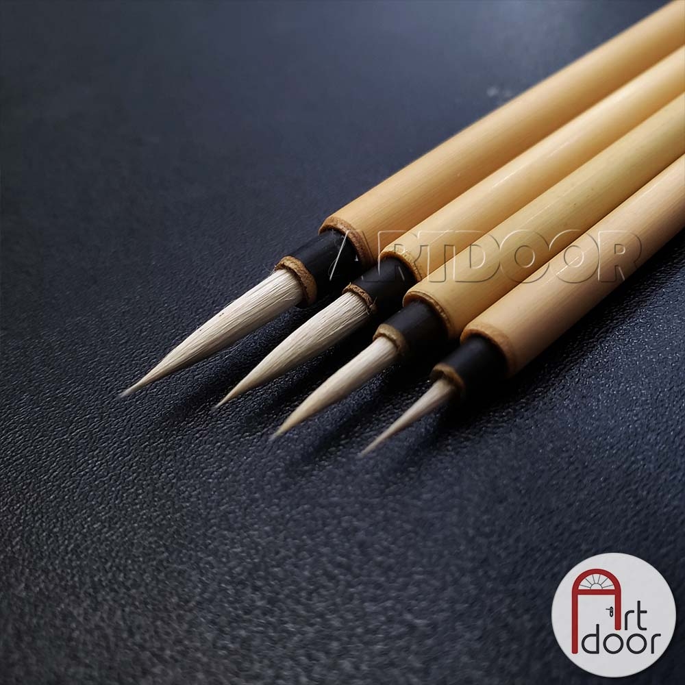 Cọ vẽ đầu Tỉa thư pháp HOLBEIN Tamage Hakkei lông Mèo Nhật Bản