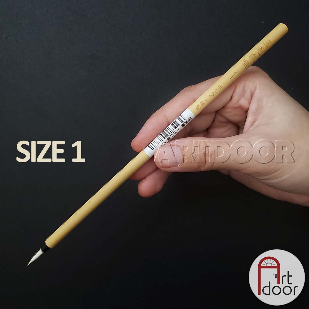 Cọ vẽ đầu Tỉa thư pháp HOLBEIN Tamage Hakkei lông Mèo Nhật Bản