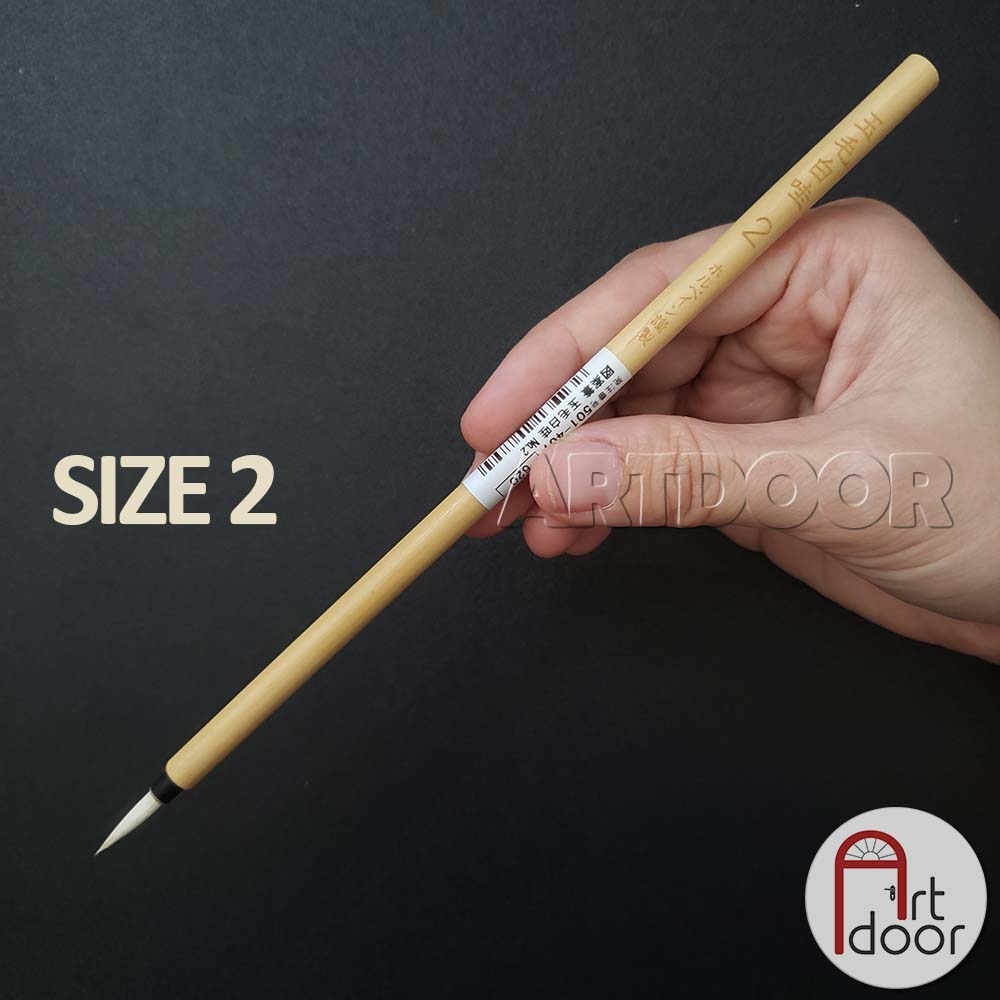 Cọ vẽ đầu Tỉa thư pháp HOLBEIN Tamage Hakkei lông Mèo Nhật Bản