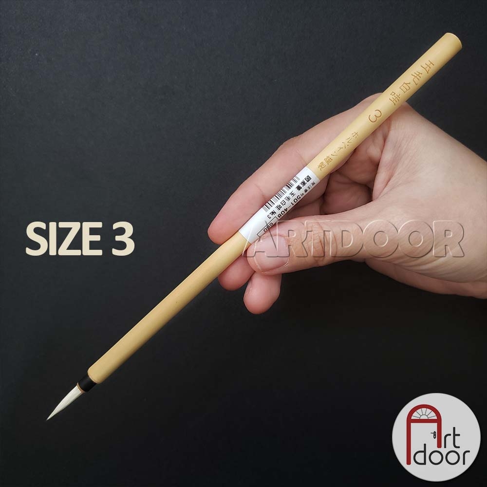 Cọ vẽ đầu Tỉa thư pháp HOLBEIN Tamage Hakkei lông Mèo Nhật Bản