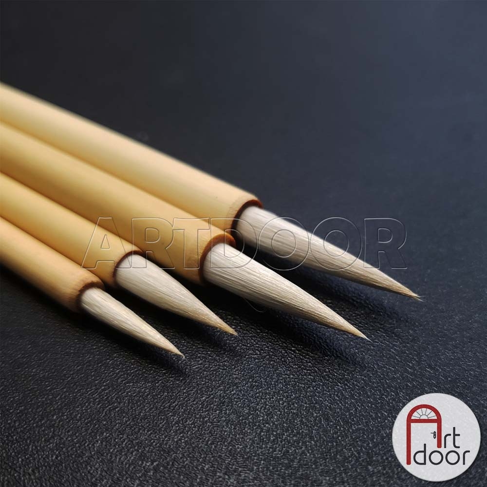 Cọ vẽ đầu Tròn màu nước HOLBEIN Shigoku Saishiki lông Dê Nhật Bản