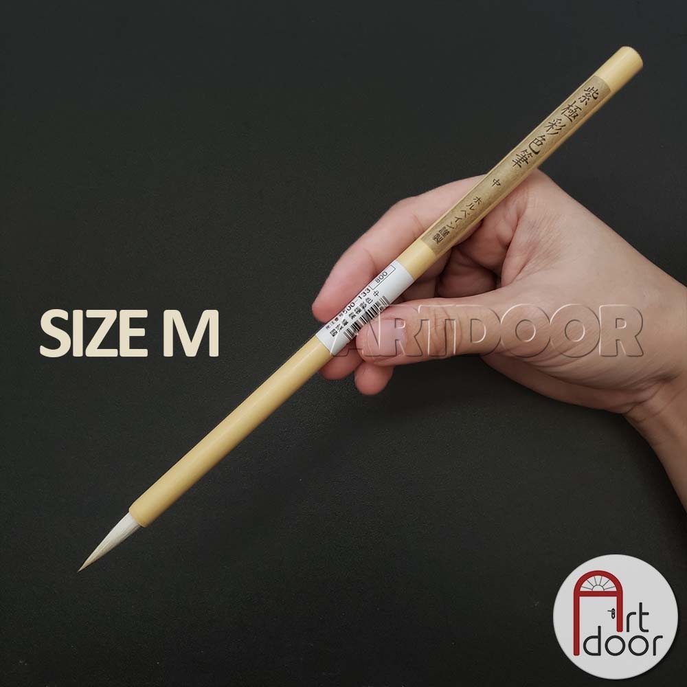 Cọ vẽ đầu Tròn màu nước HOLBEIN Shigoku Saishiki lông Dê Nhật Bản