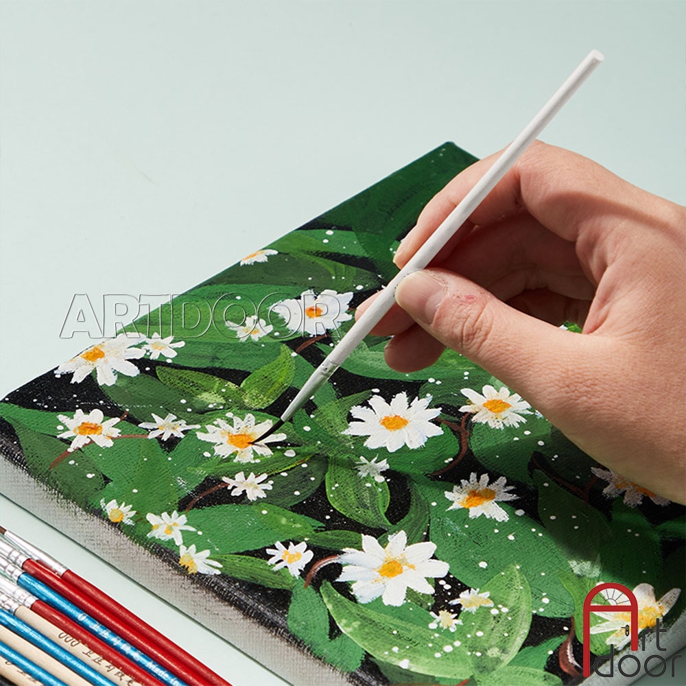 Cọ vẽ Tỉa nét siêu mảnh (giá Rẻ) tập vẽ màu Nước, Acrylic, Gouache, đất sét, số hoá