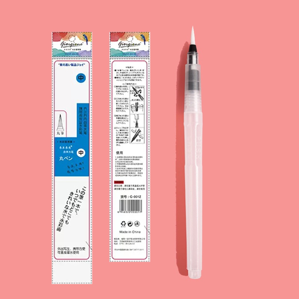 Cọ vẽ bơm nước GIORGIONE Waterbrush vẽ màu nước tiện lợi