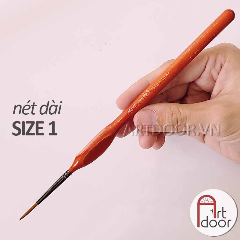 Cọ vẽ đầu Tỉa MONT MARTE nét siêu nhỏ - [xả kho] - Nét Dài (1)